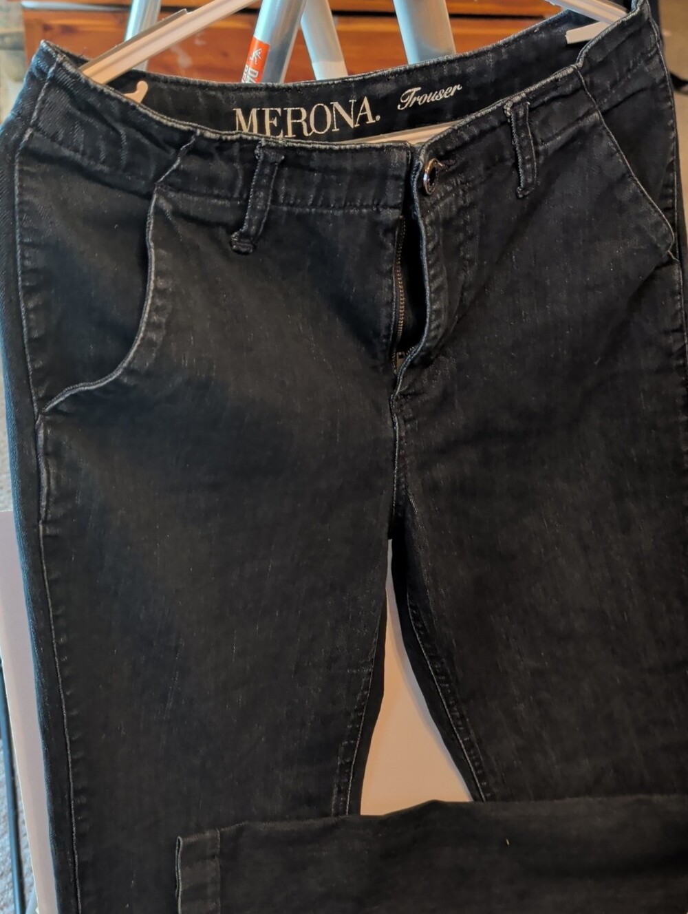 Merona Dark Wash Trouser Jeans – Women's Size8